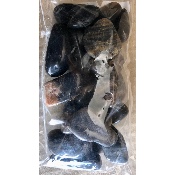 MIKROKLIN SCHWARZ Trommelstein 250g
