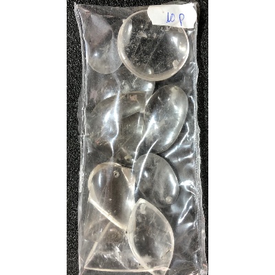 BERGKRISTALL ANHÄNGER Tüte von 10 Stück