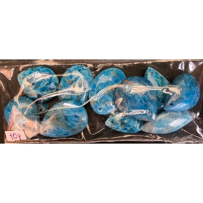 APATIT BLAU ANHÄNGER Tüte von 10 Stück