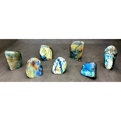 LABRADORIT FREIFORM 7 Stück