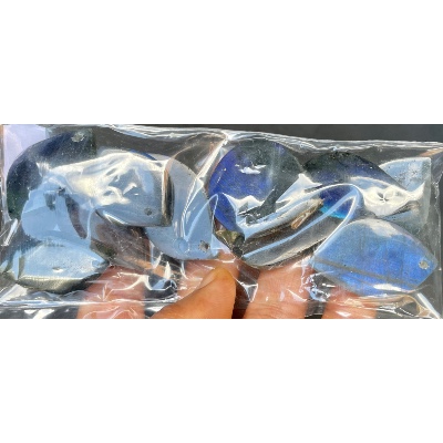 LABRADORIT BLAU ANHÄNGER  Tüte  von 10 Stück