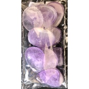 AMETHYST CABOCHON Tüte von 10 Stück