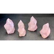 ROSENQUARZ FLAMME 4 Stück