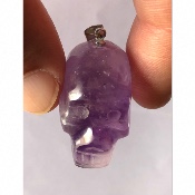 AMETHYST SCHÄDEL ANHÄNGER 19 g