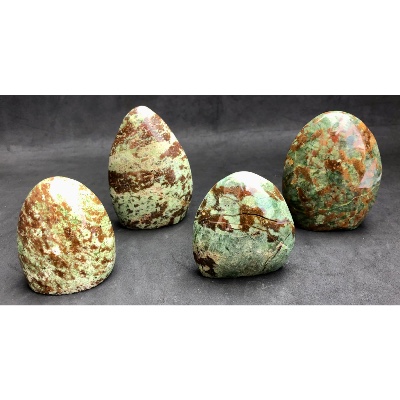 CHRYSOPRAS Freiform 4 Stück