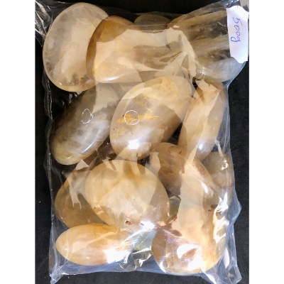 KRISTALL HÄMATIT GELB HANDSCHMEICHLER Tüte von  500g