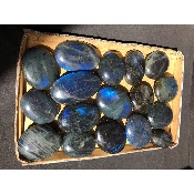 LABRADORIT TROMMELSTEIN Box von 17 Stück