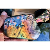 LABRADORIT FREEFORM REGENBOGEN Poliert  6 Stück