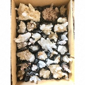 BERGKRISTALL STUFE Box von 21 Stück