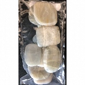 MIKROKLIN BEIGE CABOCHON Tüte von 10 Stück