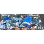 LABRADORIT BLAU ANHÄNGER  Tüte  von 10 Stück