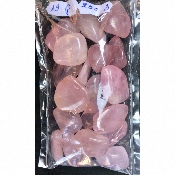 ROSENQUARZ  TROMMELSTEIN Tüte von 250g