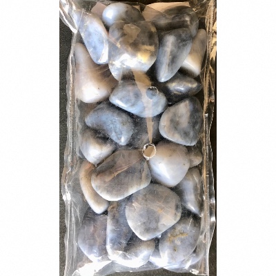  ACHAT BLAU TROMMELSTEIN Tüte von 250g