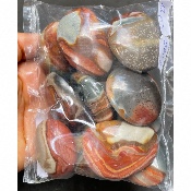 BEDRUCKTER JASPIS HANDSCHMEICHLER Lot von 500g
