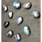 LABRADORIT blau HANDSCHMEICHLER 10 Stück