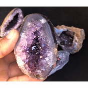AMETHYST- ACHAT GEODE  Packung mit 1500g