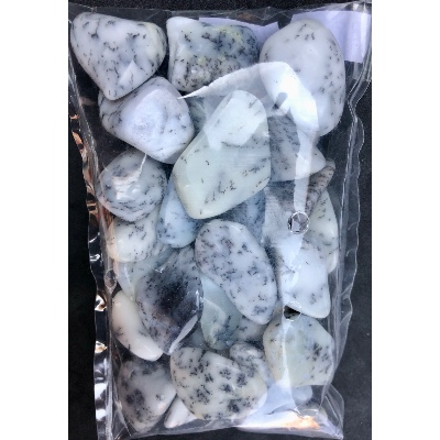 DENDRITISCHER ACHAT Trommelstein 250g