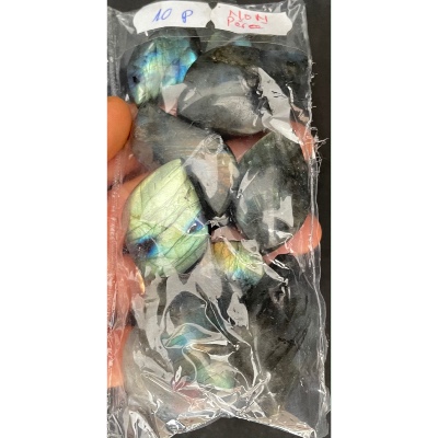 LABRADORIT CABOCHON Tüte von 10 Stück