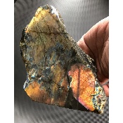 LABRADORIT Mehrfarbig-Gold EINE POLIERTE SEITE 1360g