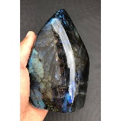 LABRADORIT blau KOMPLETT POLIERT 955g