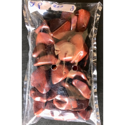ROTER JASPIS HANDSTÜCK Tüte von 250g