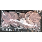 ROSENQUARZ  ANHÄNGER Tüte von 10 Stück