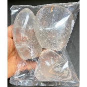BERGKRISTALL FREIFORM Tüte von 1 kg