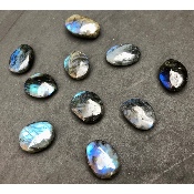 LABRADORIT blau HANDSCHMEICHLER 10 Stück