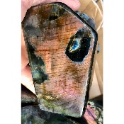 LABRADORIT FREEFORM REGENBOGEN Poliert  6 Stück