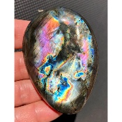 LABRADORIT Lila-mehrfarbig 123g
