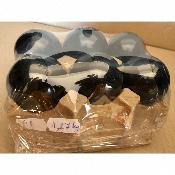 TURMALIN SCHWARZ KUGEL Box von 6 Stück