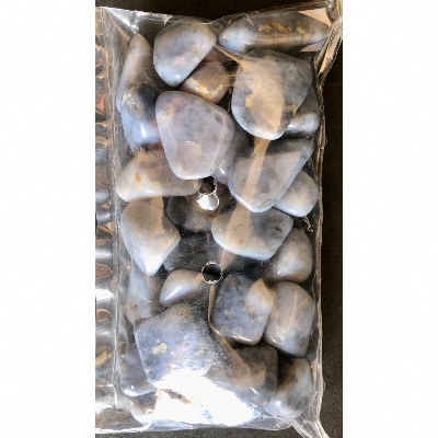  ACHAT BLAU TROMMELSTEIN Tüte von 250g