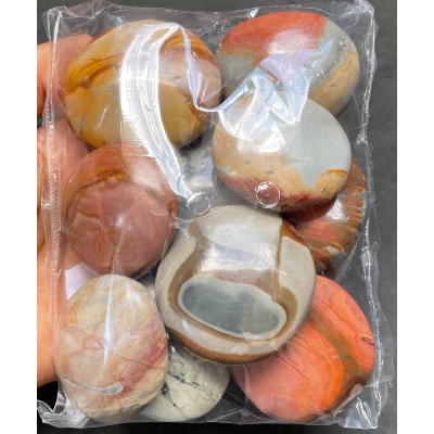 BEDRUCKTER JASPIS HANDSCHMEICHLER Lot von 500g