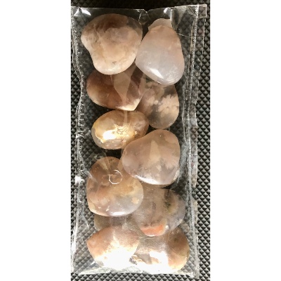 ACHATBLUME HERZ Lot von 12 Stück