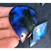 LABRADORIT blau ANHÄNGER großes Modell Tüte von 5 Stück