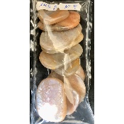 MIKROKLIN ORANGE CABOCHON Tüte von 10 Stück