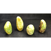 OPAL Grün FREI FORM 4 Stück