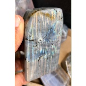LABRADORIT FREIFORM mehrfarbig-Regenbogen Box von 7 Stück