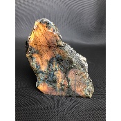 LABRADORIT Mehrfarbig-Gold EINE POLIERTE SEITE 1360g