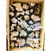 BERGKRISTALL STUFE Box von 21 Stück