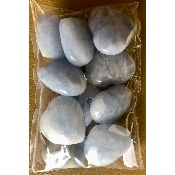 CALCIT BLAU HERZ Tüte von 10 Stück