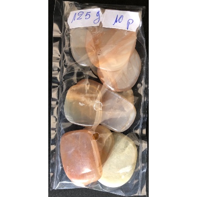 MIKROKLIN ORANGE CABOCHON Tüte von 10 Stück