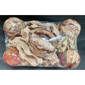 VERSTEINERTES HOLZ KUGEL Box von 3,39kg