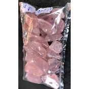 ROSENQUARZ  TROMMELSTEIN Tüte von 250g